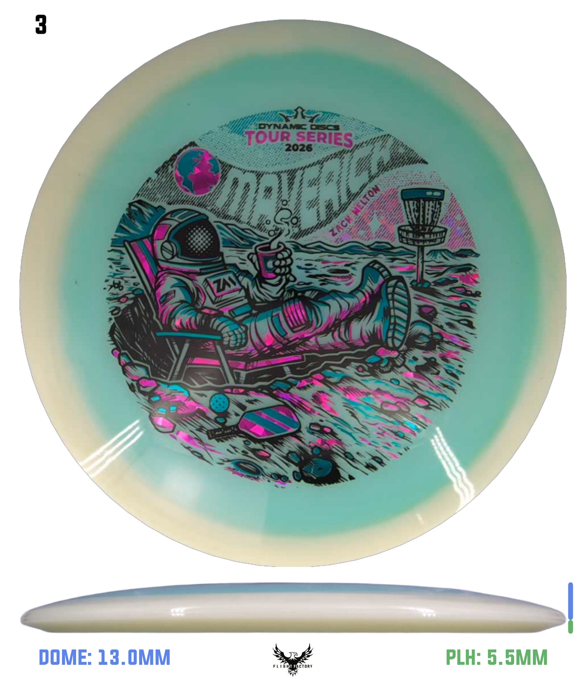 Dynamic Discs Lucid-X Moonshine Orbit Maverick - Zach Melton Team Series 2026