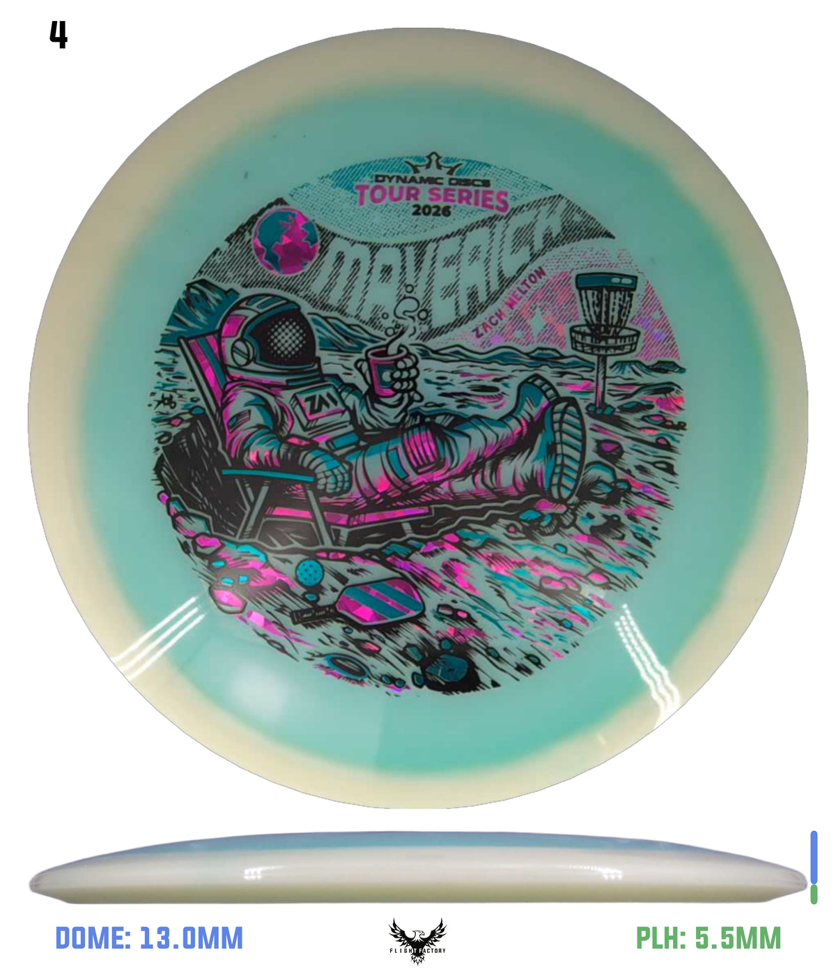 Dynamic Discs Lucid-X Moonshine Orbit Maverick - Zach Melton Team Series 2026