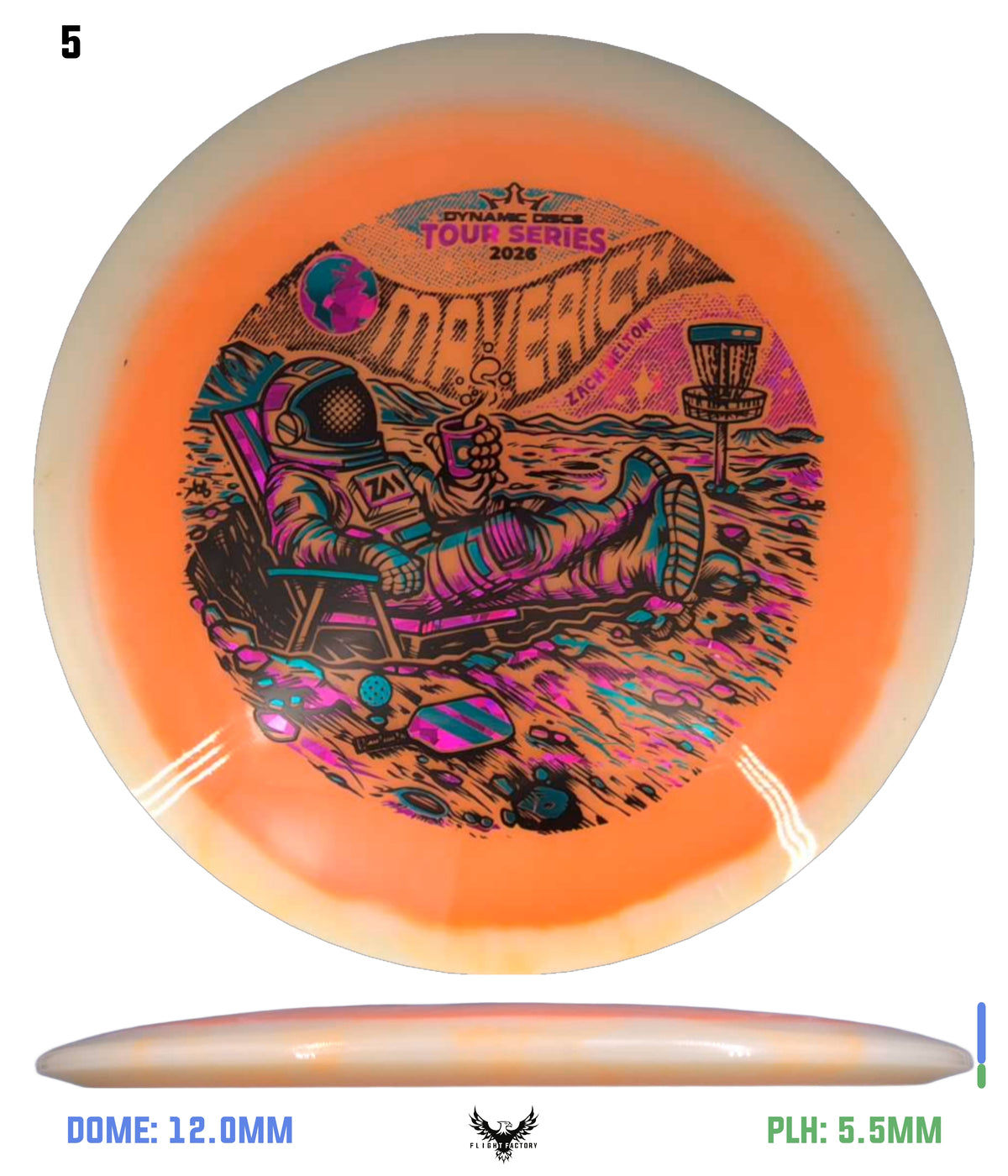 Dynamic Discs Lucid-X Moonshine Orbit Maverick - Zach Melton Team Series 2026