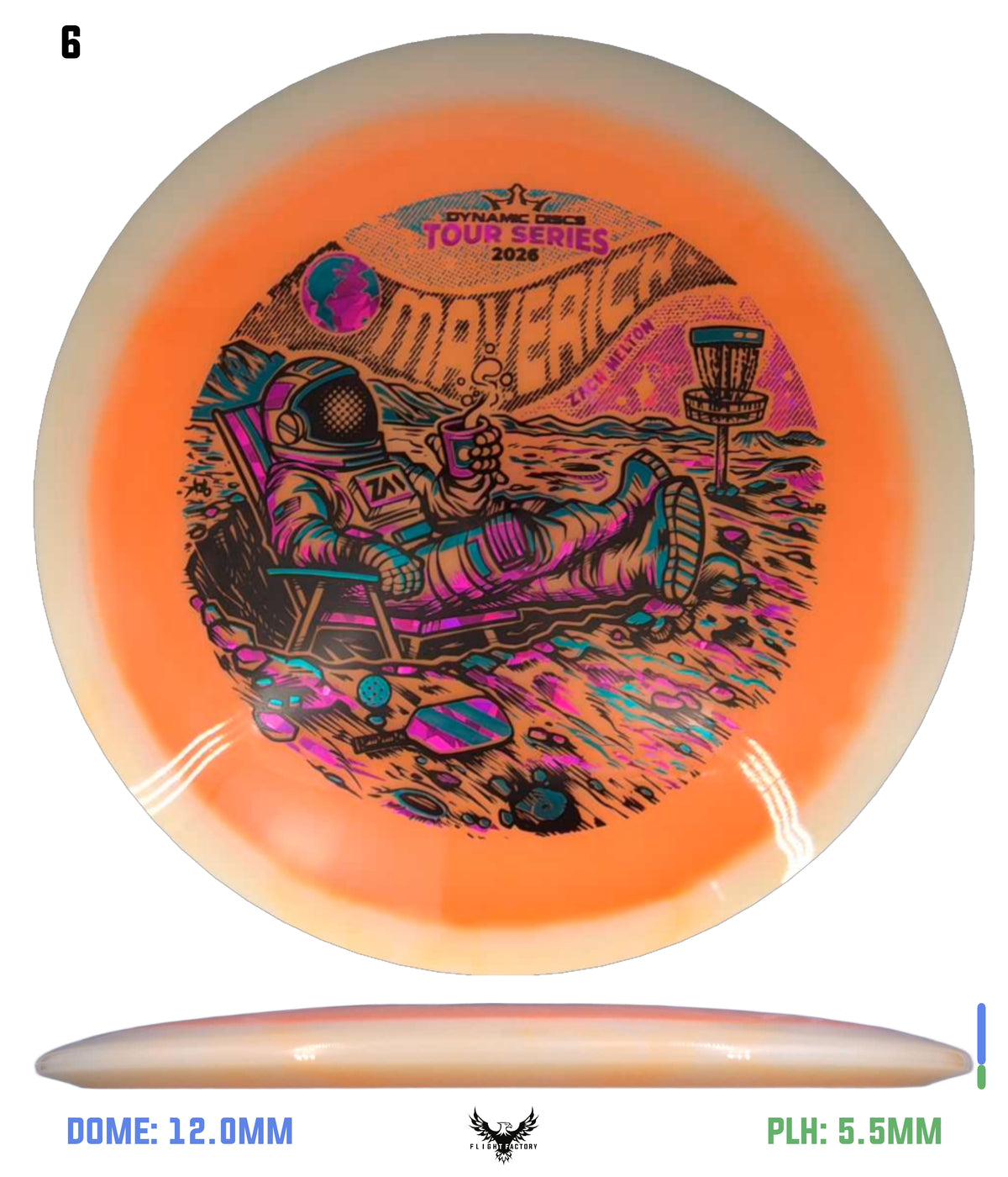 Dynamic Discs Lucid-X Moonshine Orbit Maverick - Zach Melton Team Series 2026
