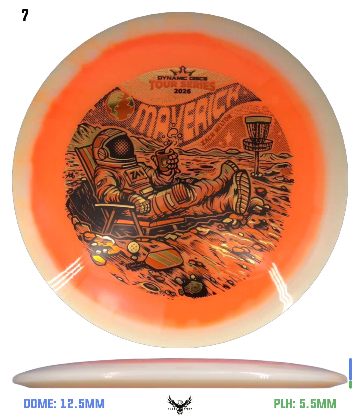 Dynamic Discs Lucid-X Moonshine Orbit Maverick - Zach Melton Team Series 2026