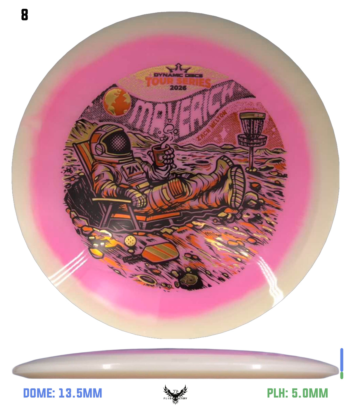 Dynamic Discs Lucid-X Moonshine Orbit Maverick - Zach Melton Team Series 2026