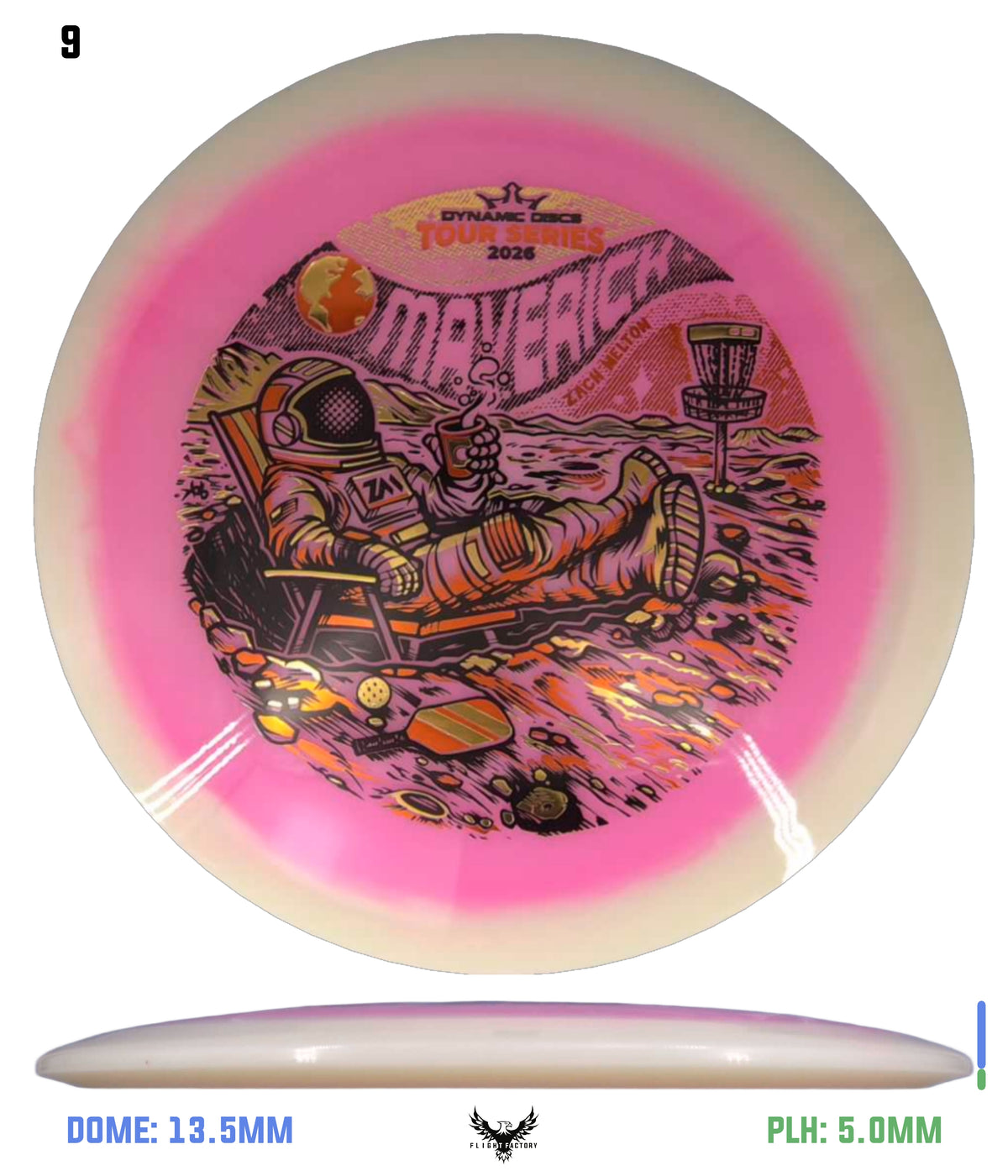 Dynamic Discs Lucid-X Moonshine Orbit Maverick - Zach Melton Team Series 2026