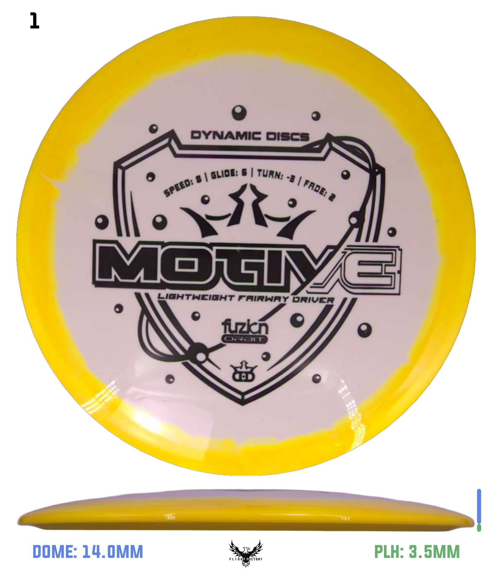 Dynamic Discs Fuzion Orbit Motive