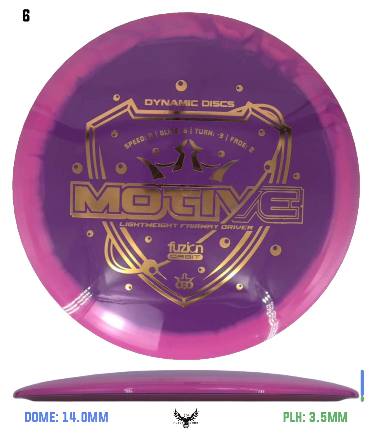 Dynamic Discs Fuzion Orbit Motive