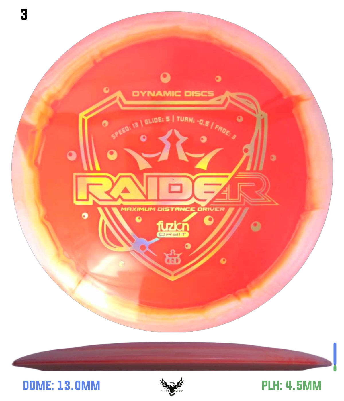 Dynamic Discs Fuzion Orbit Raider