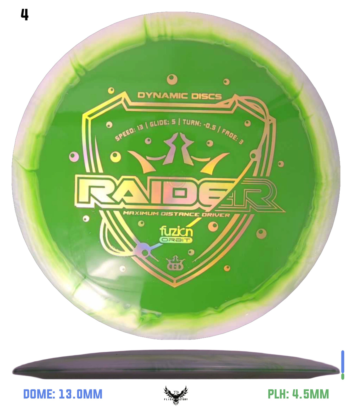 Dynamic Discs Fuzion Orbit Raider