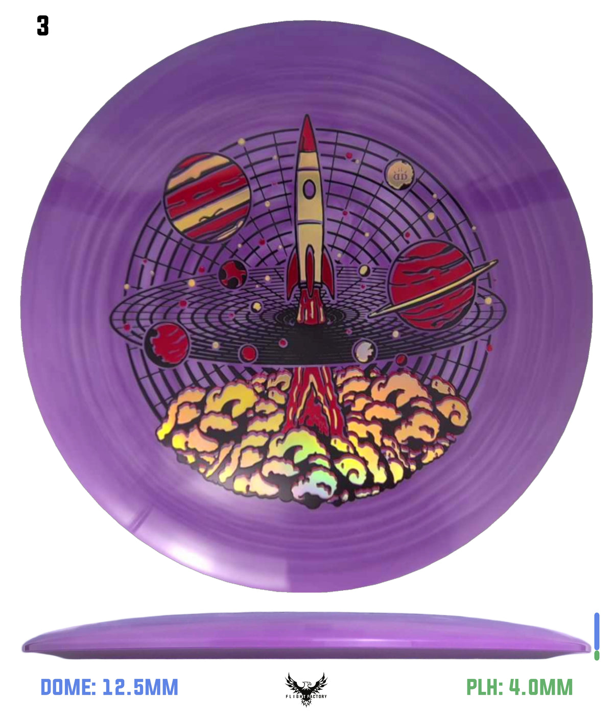 Dynamic Discs Fuzion Swirl Renegade
