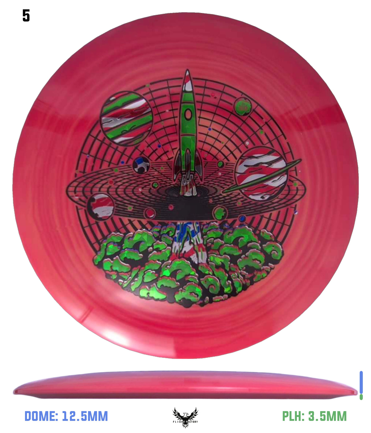 Dynamic Discs Fuzion Swirl Renegade