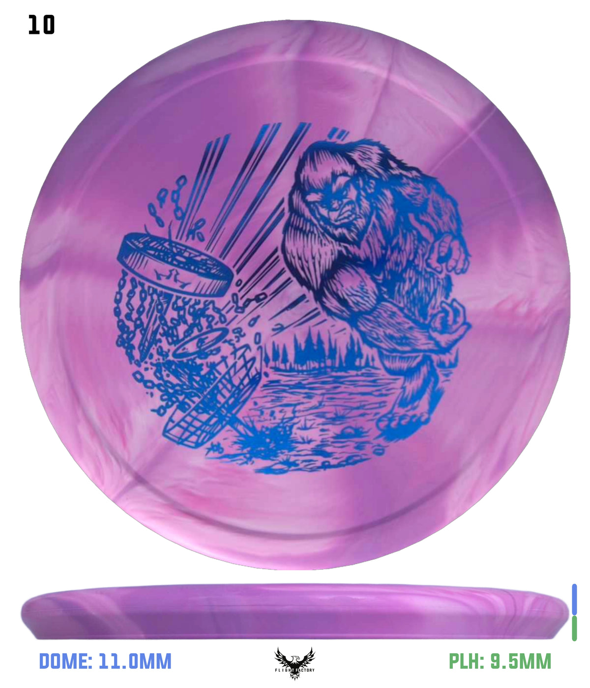 Dynamic Discs Classic Blend Burst Slammer - Slamsquatch