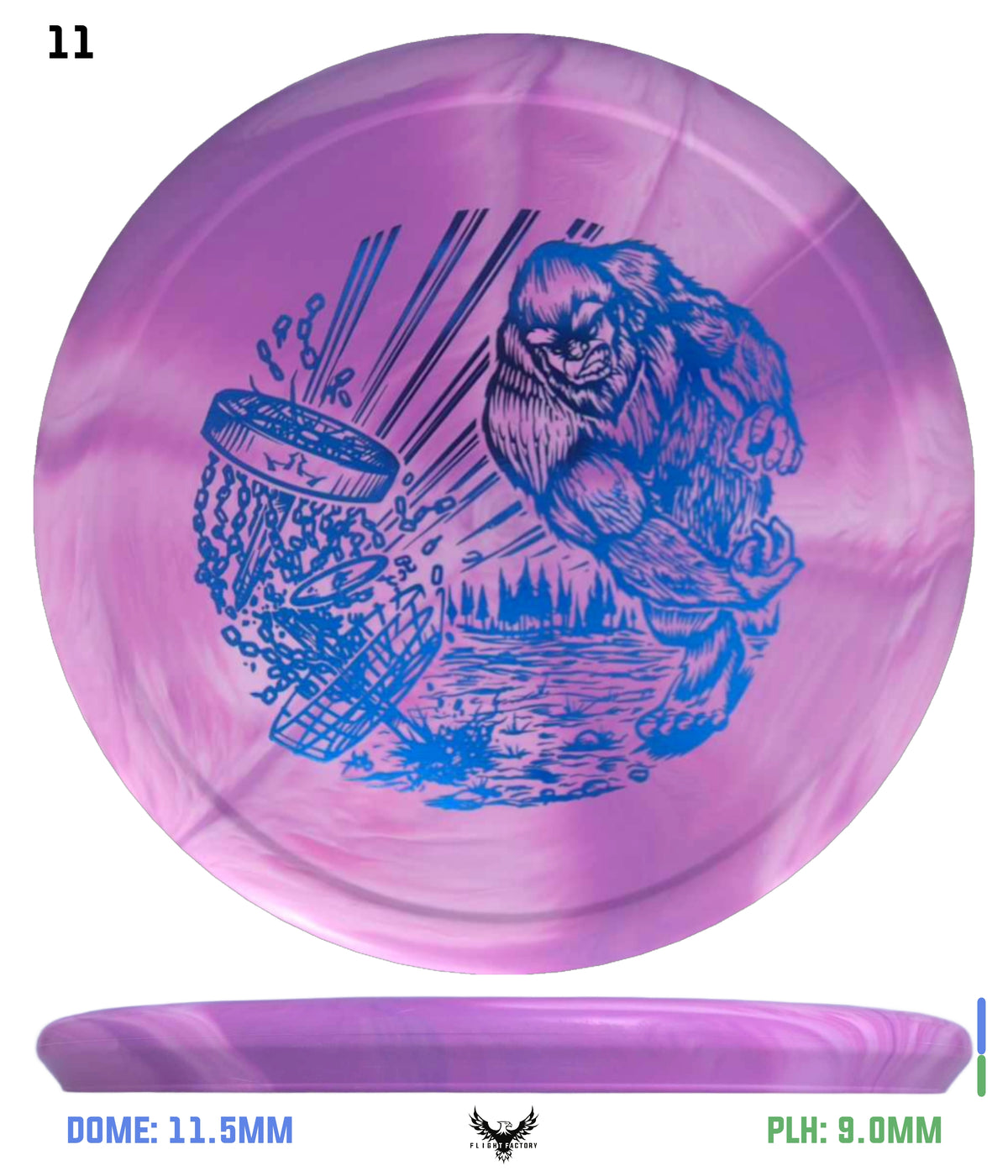 Dynamic Discs Classic Blend Burst Slammer - Slamsquatch