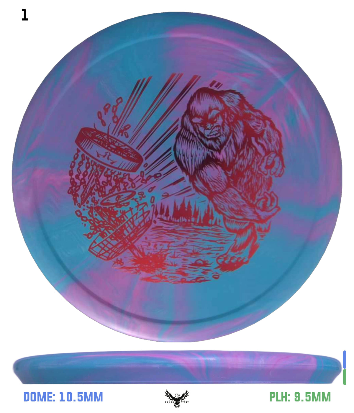 Dynamic Discs Classic Blend Burst Slammer - Slamsquatch