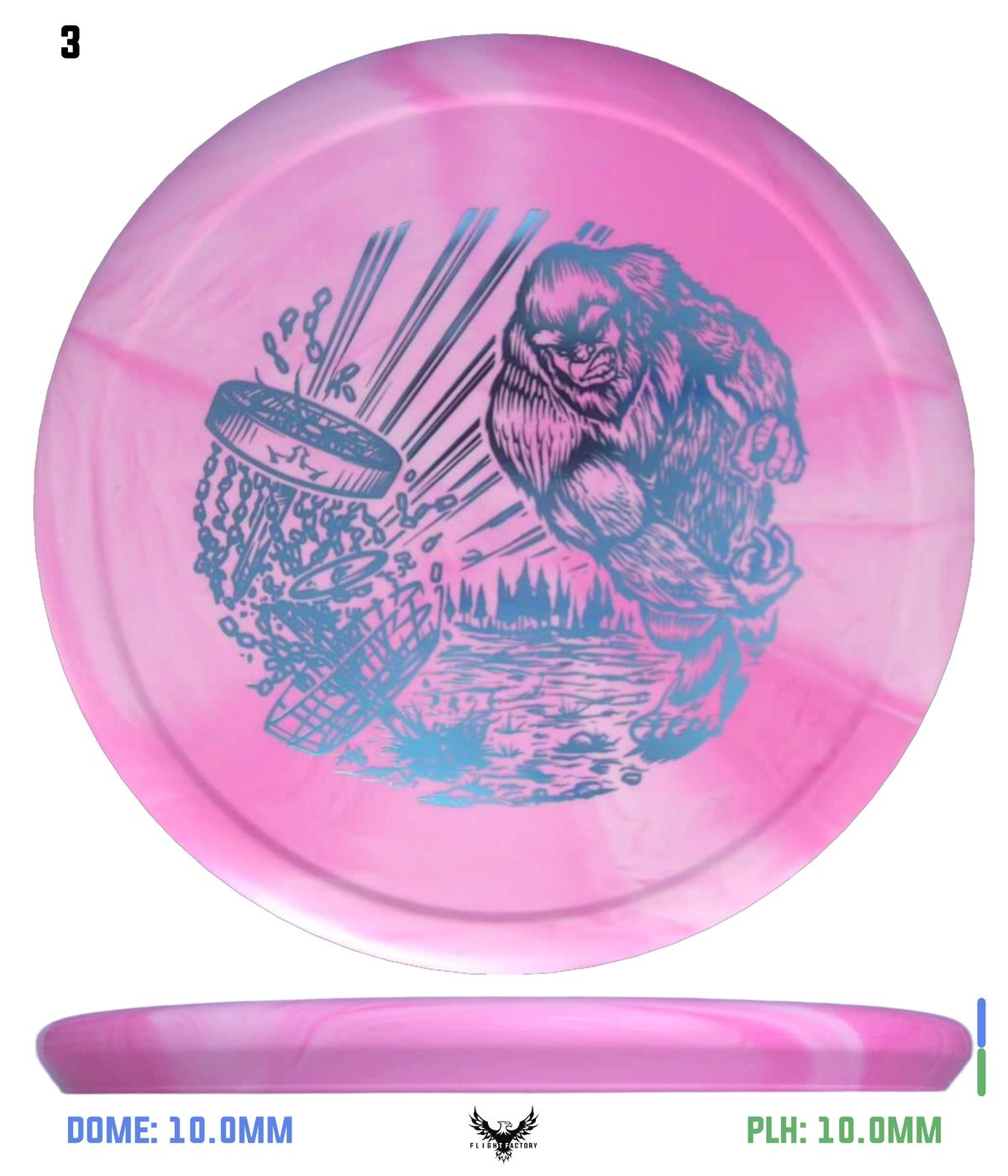 Dynamic Discs Classic Blend Burst Slammer - Slamsquatch