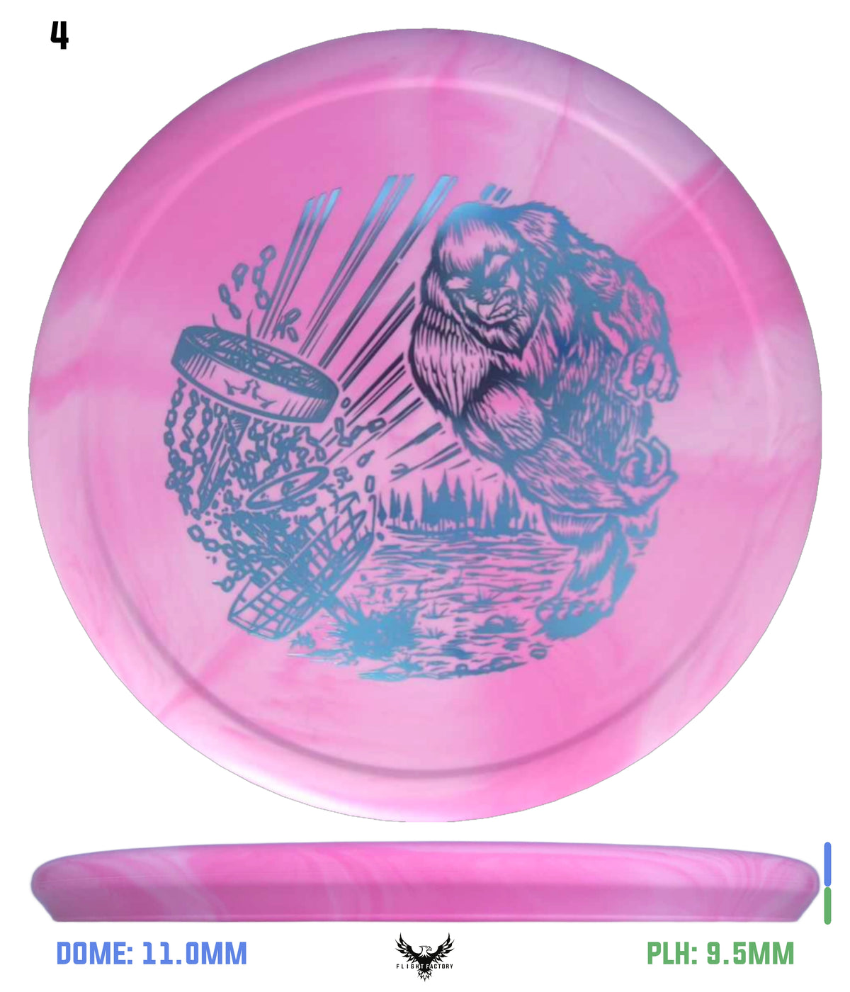 Dynamic Discs Classic Blend Burst Slammer - Slamsquatch