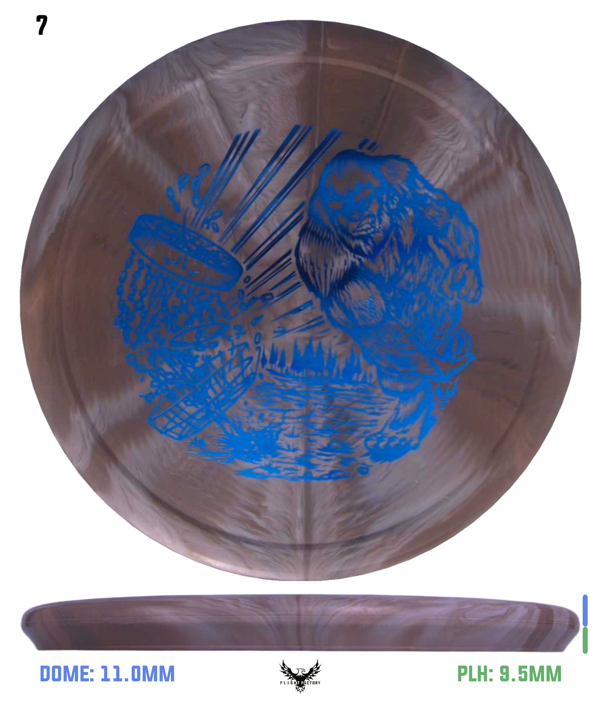 Dynamic Discs Classic Blend Burst Slammer - Slamsquatch