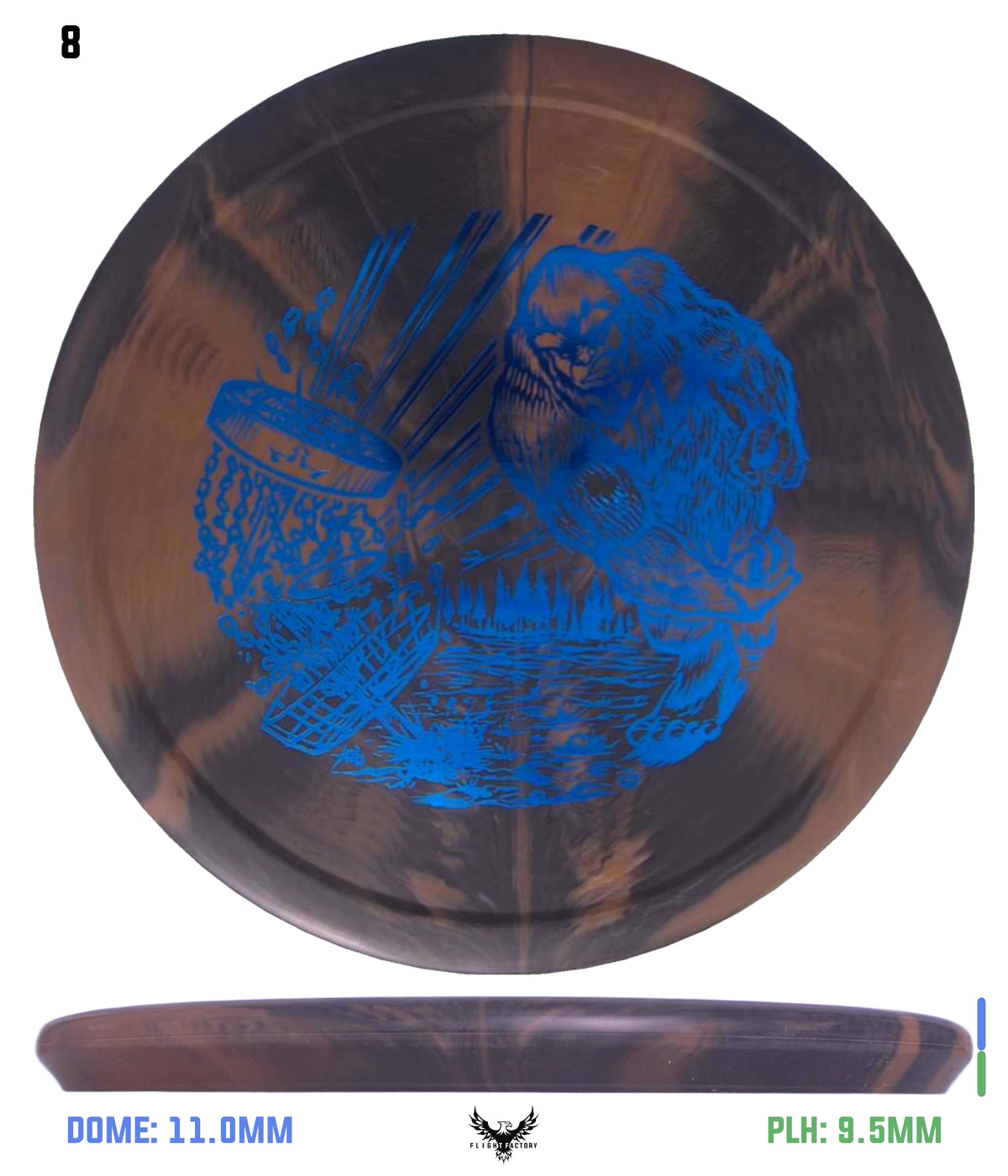 Dynamic Discs Classic Blend Burst Slammer - Slamsquatch