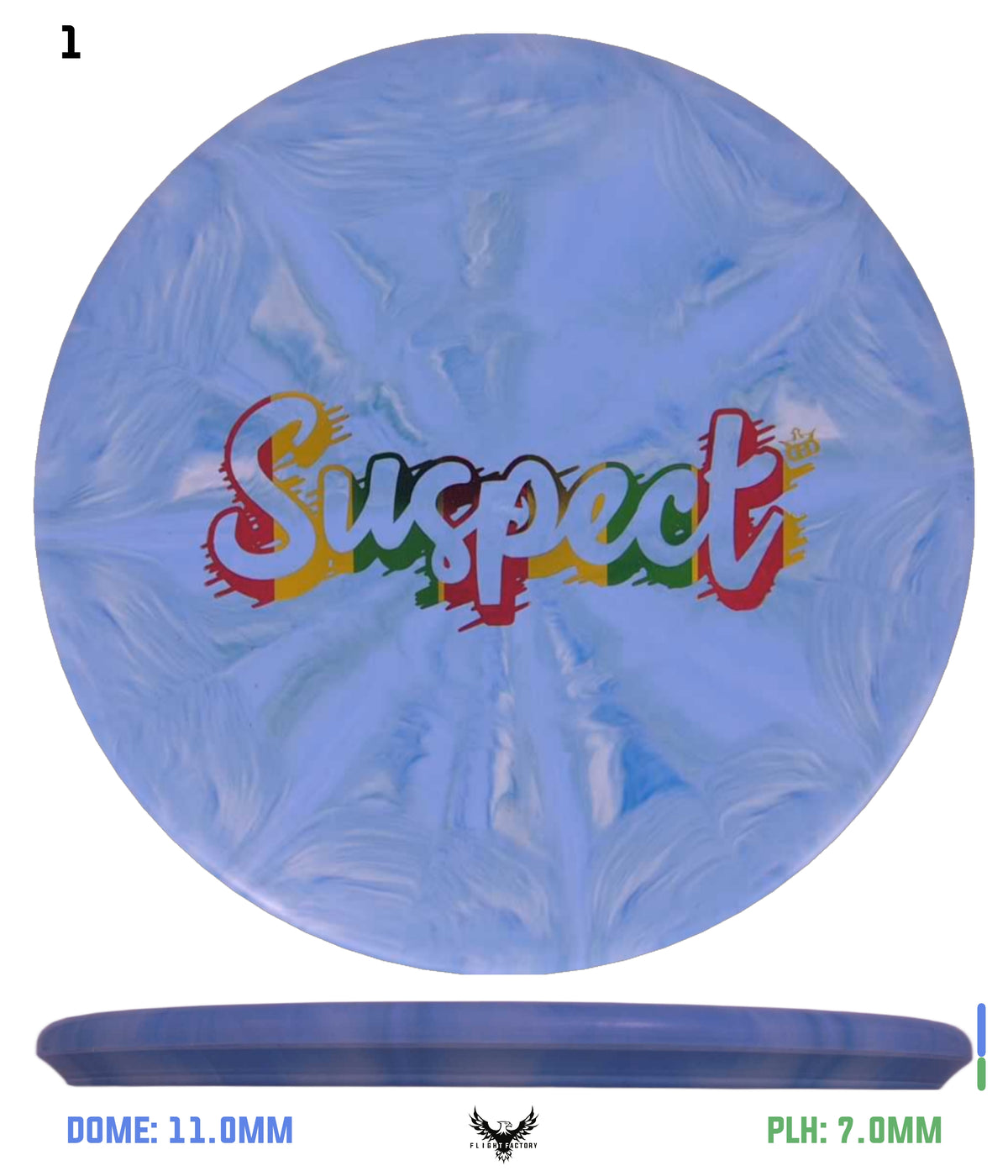 Dynamic Discs Classic Blend Burst Suspect - Scribble