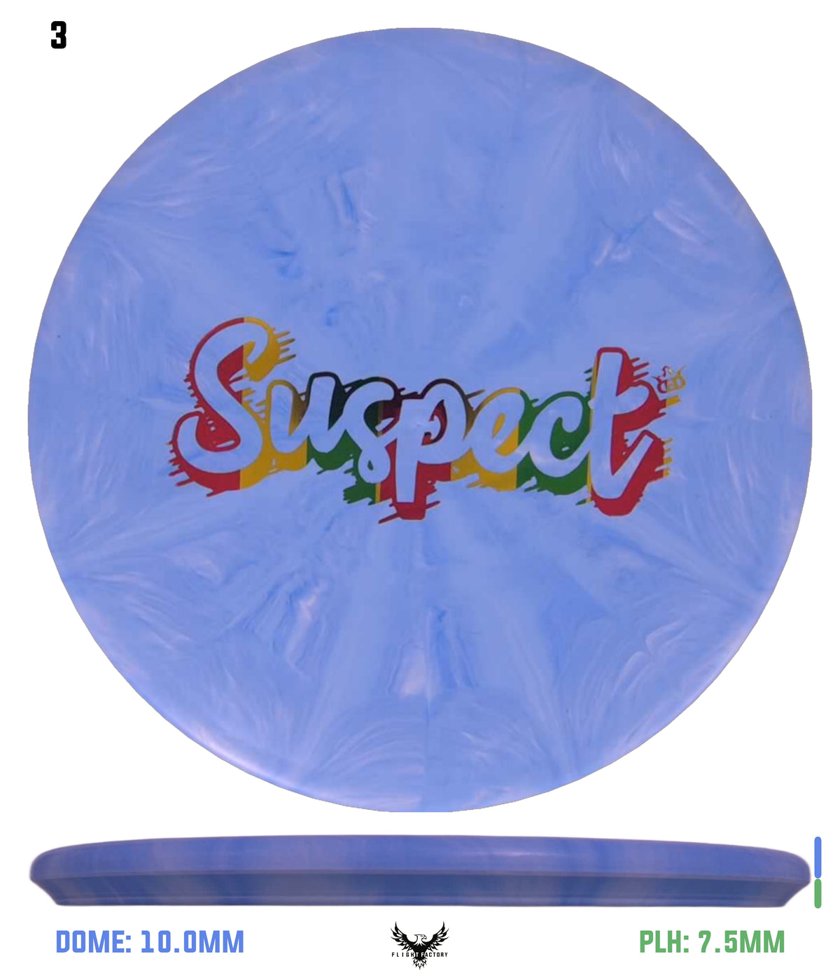 Dynamic Discs Classic Blend Burst Suspect - Scribble