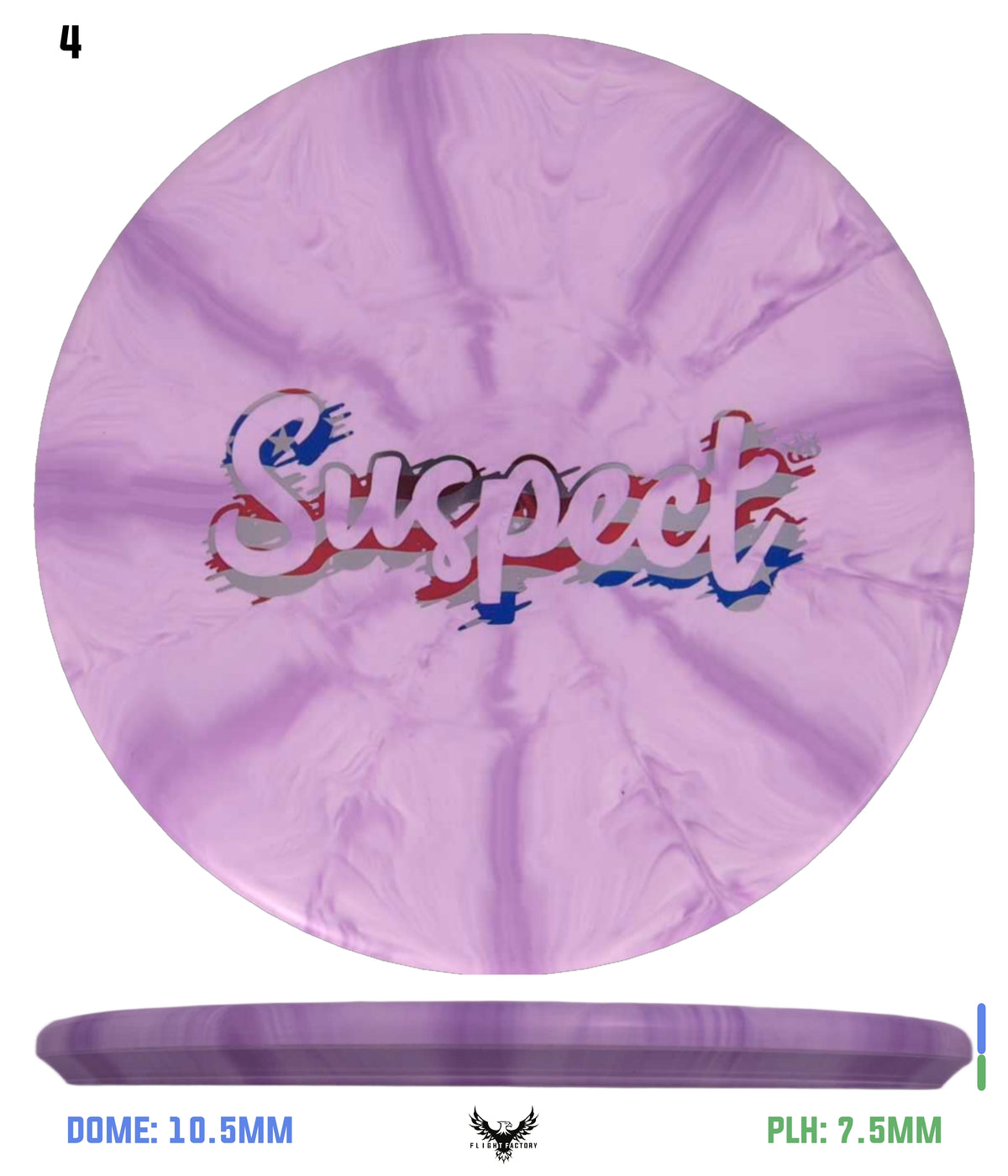 Dynamic Discs Classic Blend Burst Suspect - Scribble