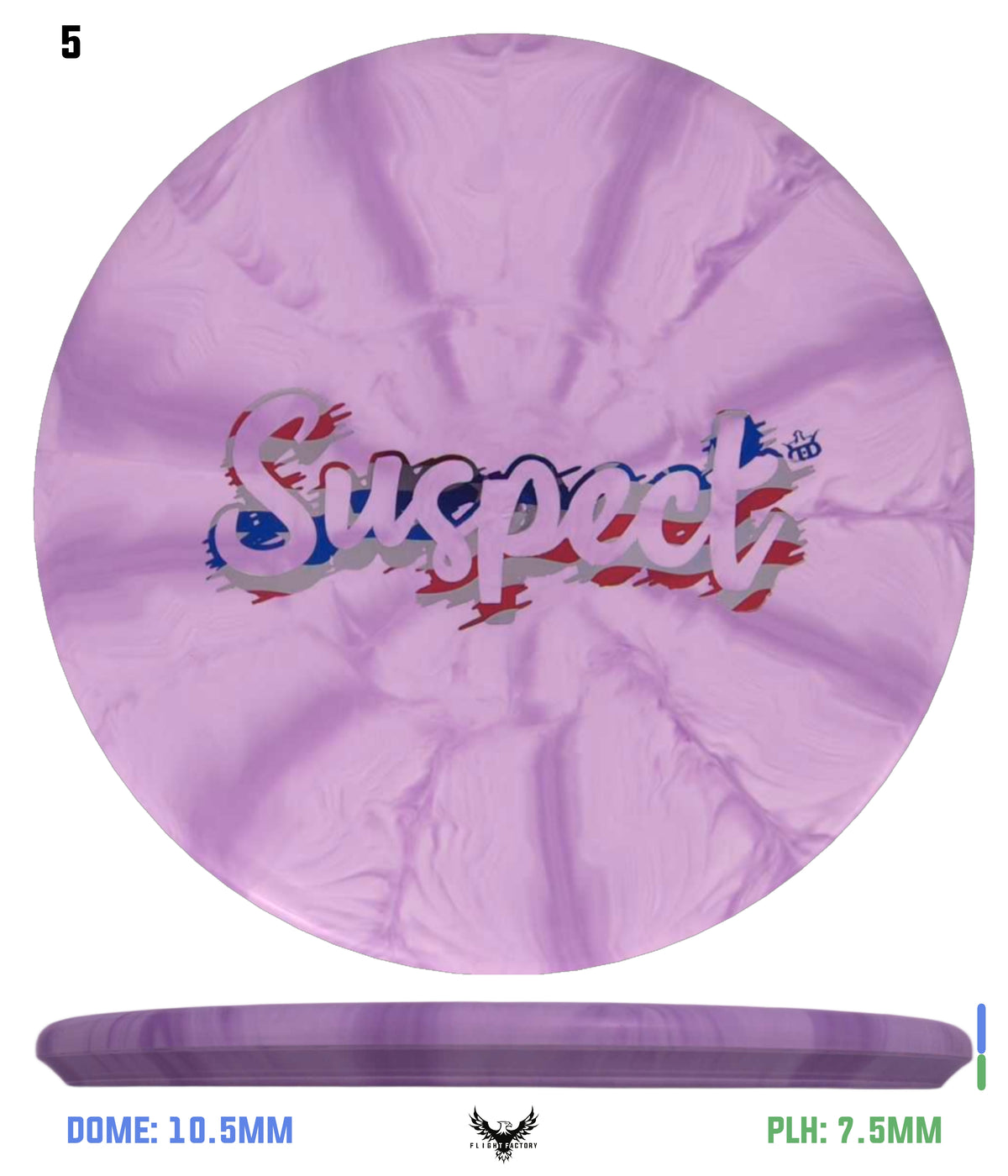 Dynamic Discs Classic Blend Burst Suspect - Scribble