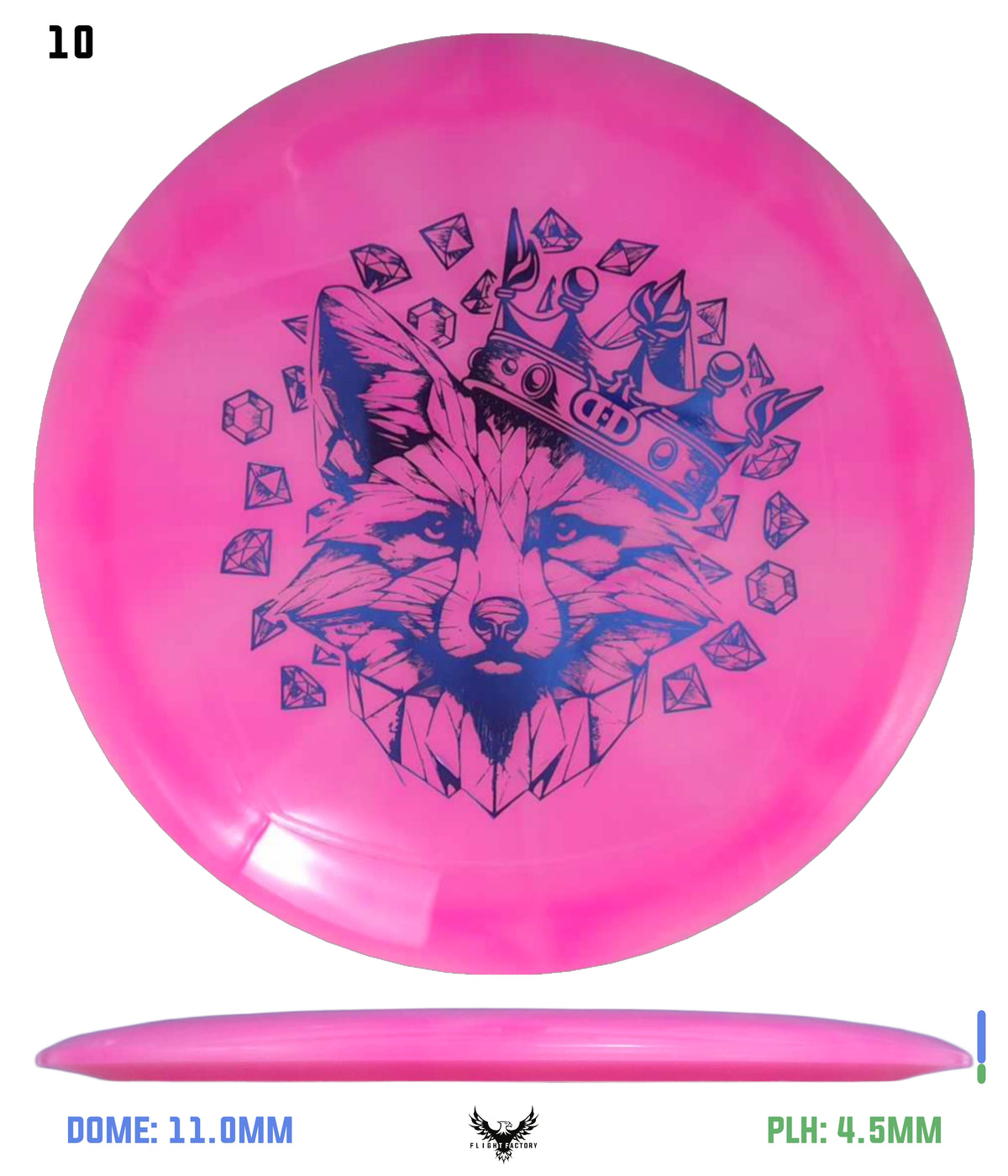 Dynamic Discs Lucid Burst Treason - Cheeky Fox