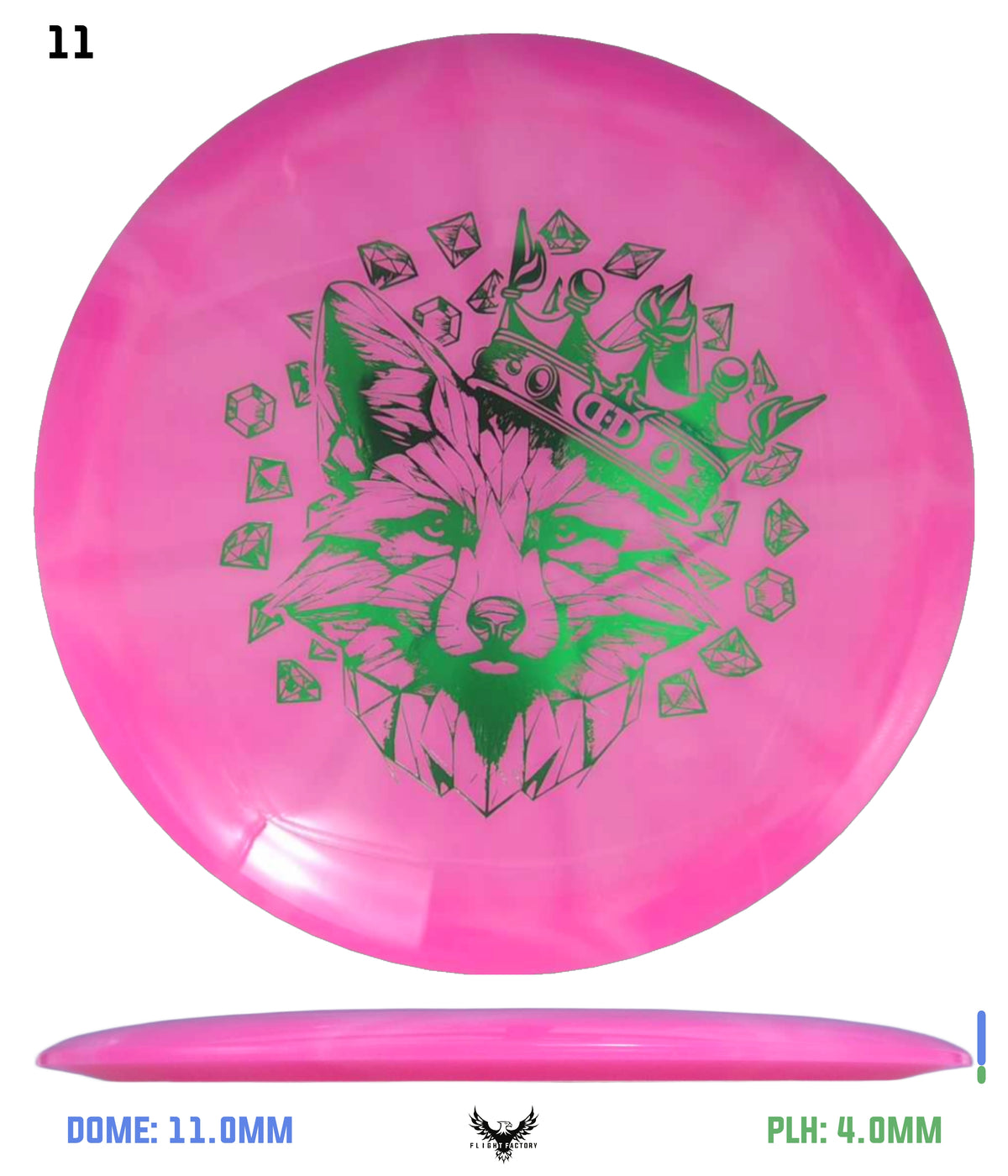 Dynamic Discs Lucid Burst Treason - Cheeky Fox