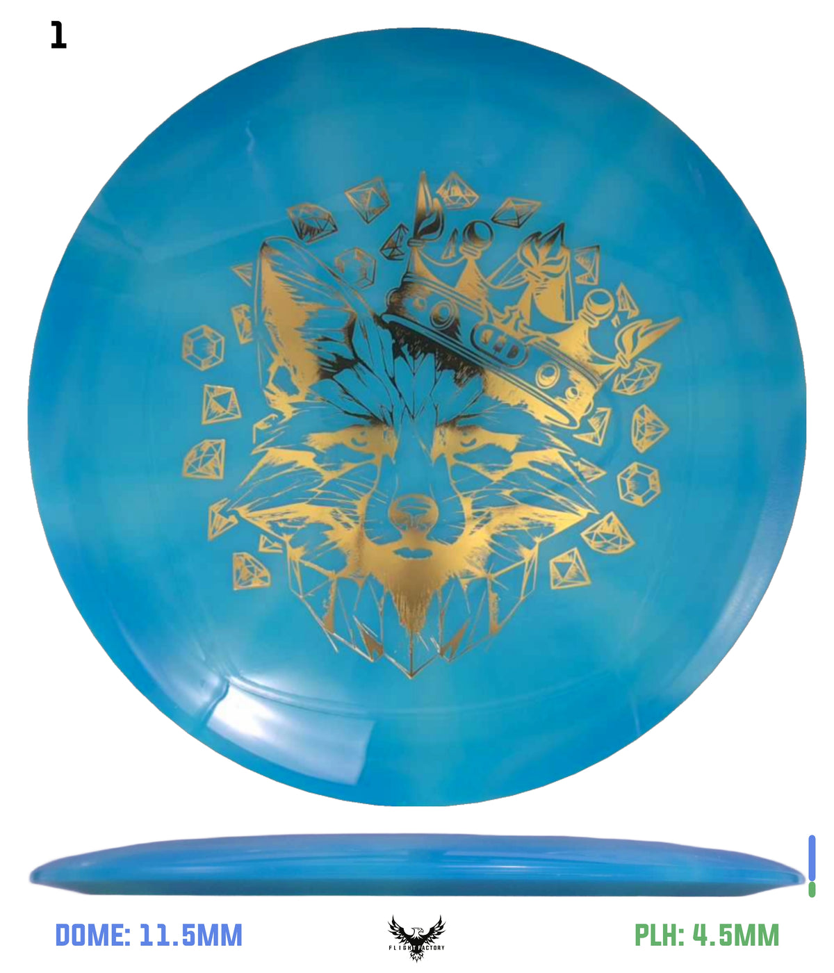 Dynamic Discs Lucid Burst Treason - Cheeky Fox