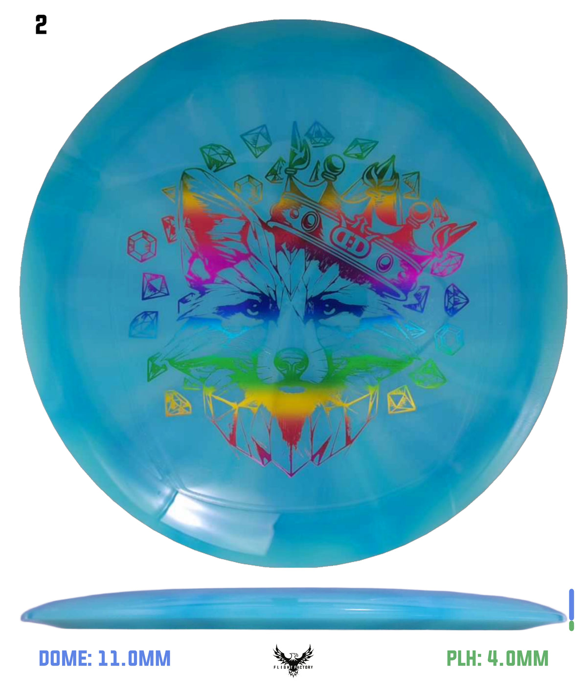 Dynamic Discs Lucid Burst Treason - Cheeky Fox