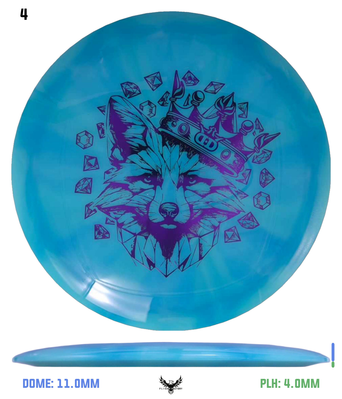 Dynamic Discs Lucid Burst Treason - Cheeky Fox
