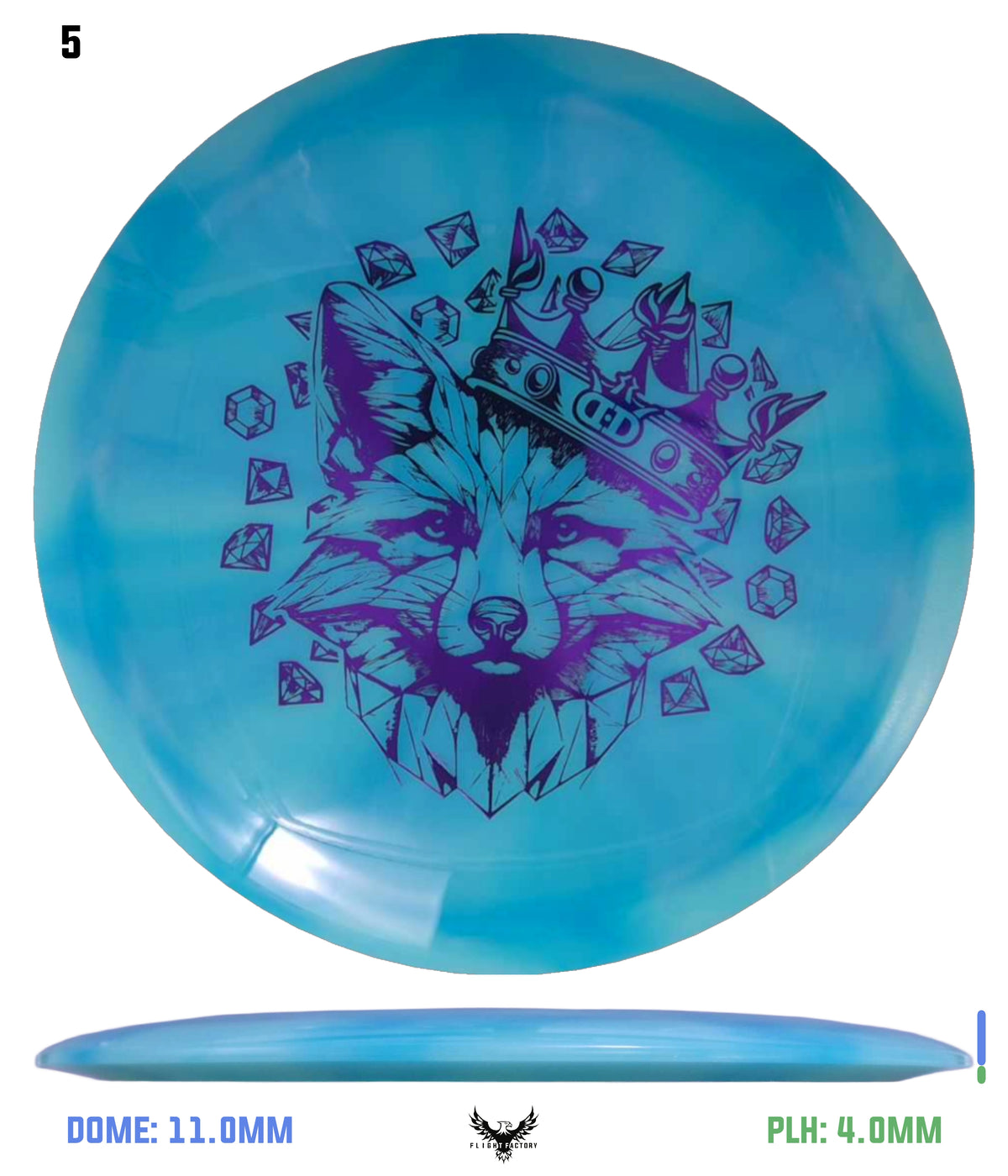 Dynamic Discs Lucid Burst Treason - Cheeky Fox