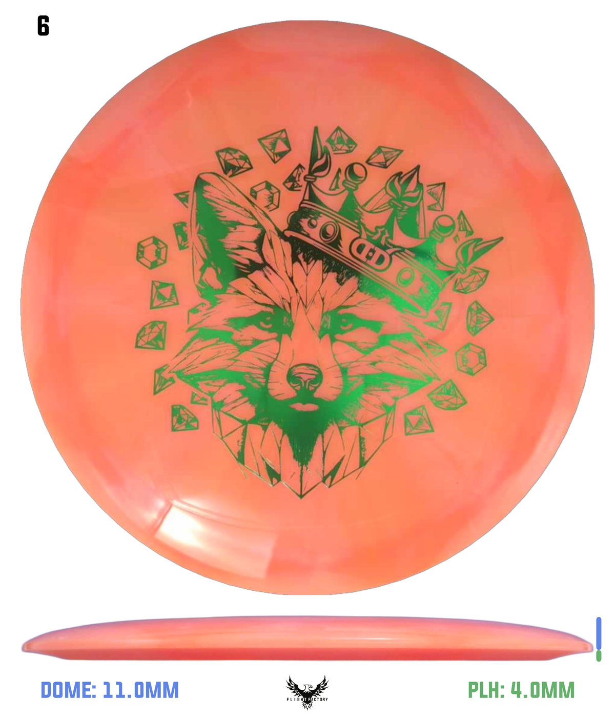 Dynamic Discs Lucid Burst Treason - Cheeky Fox