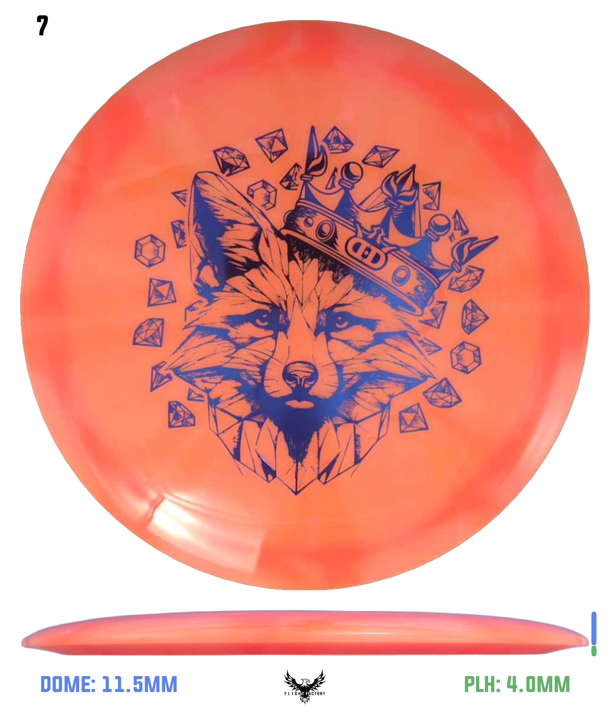 Dynamic Discs Lucid Burst Treason - Cheeky Fox