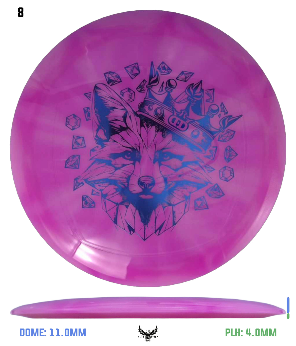 Dynamic Discs Lucid Burst Treason - Cheeky Fox