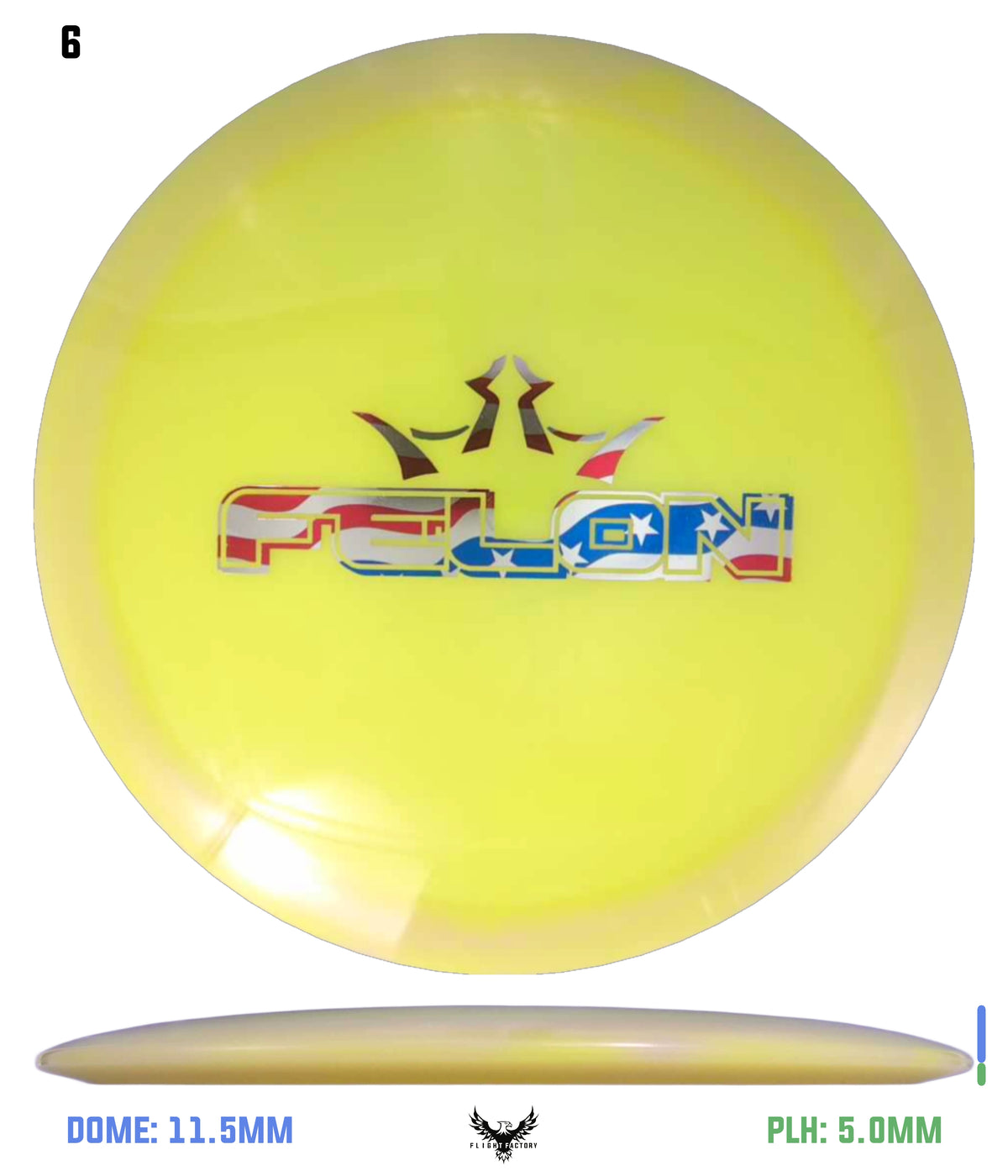 Dynamic Discs Lucid Moonshine Orbit Vandal - April Fool's Felon