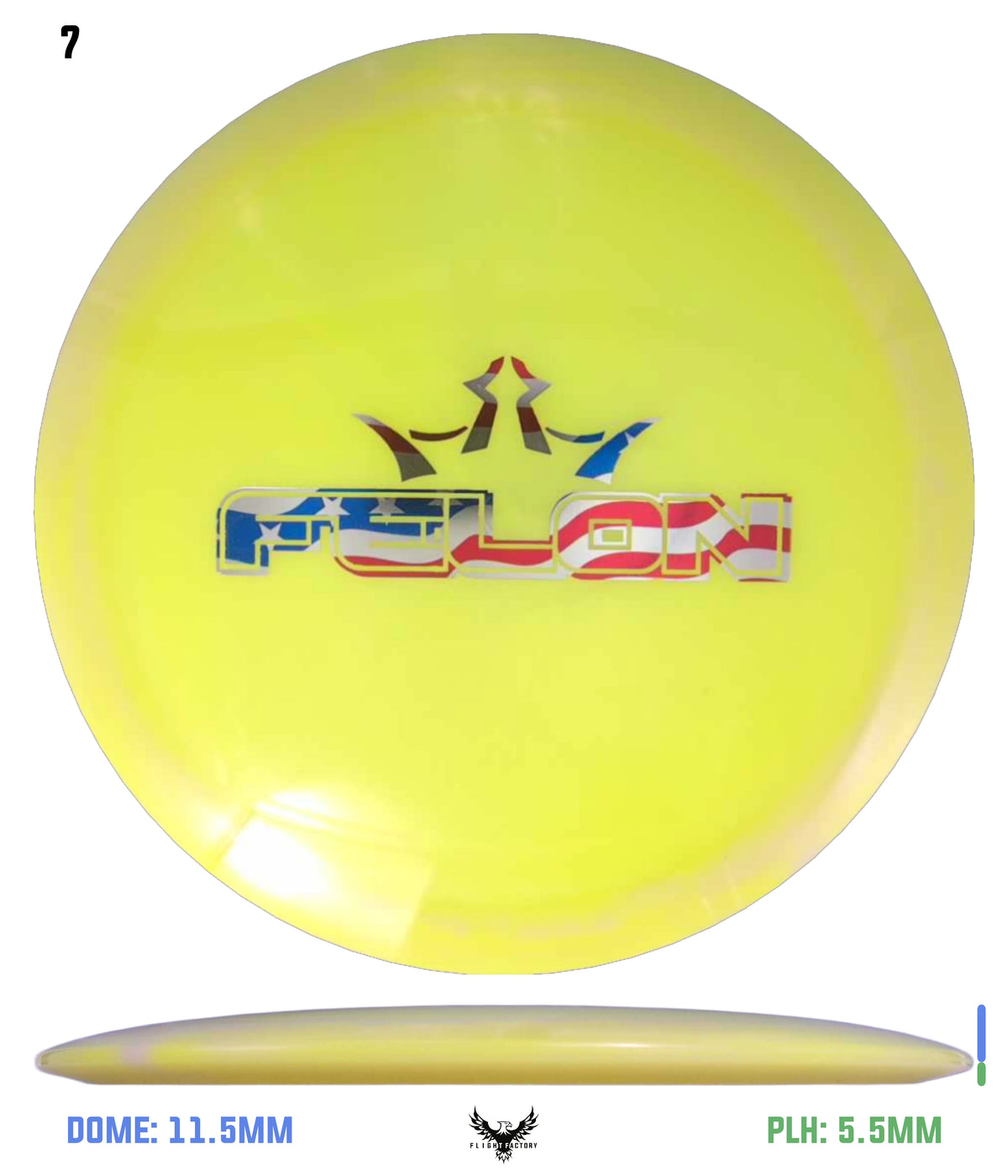 Dynamic Discs Lucid Moonshine Orbit Vandal - April Fool's Felon