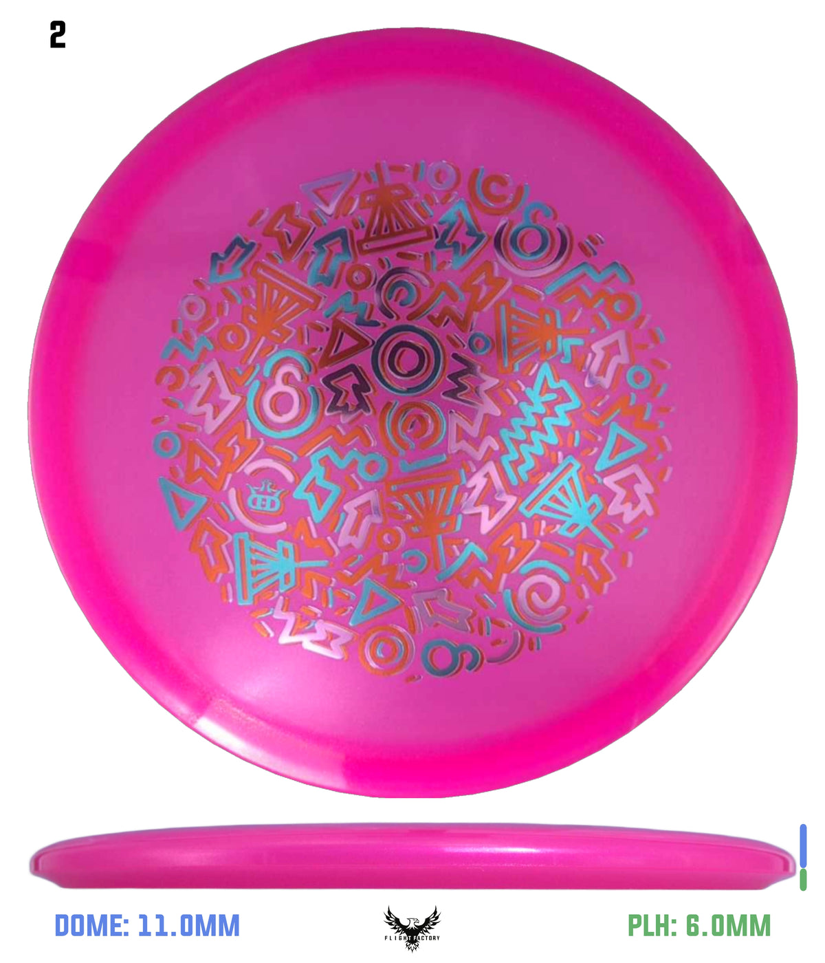 Dynamic Discs Lucid Glimmer Warrant - Midnight Mixtape