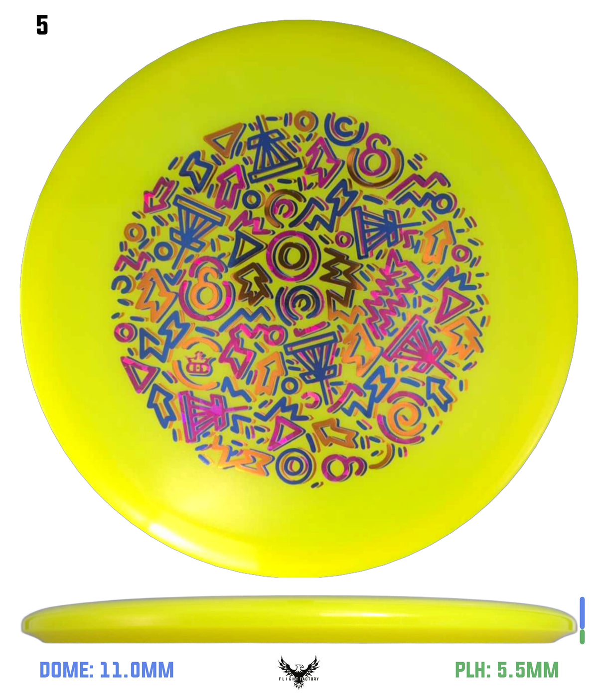 Dynamic Discs Lucid Glimmer Warrant - Midnight Mixtape