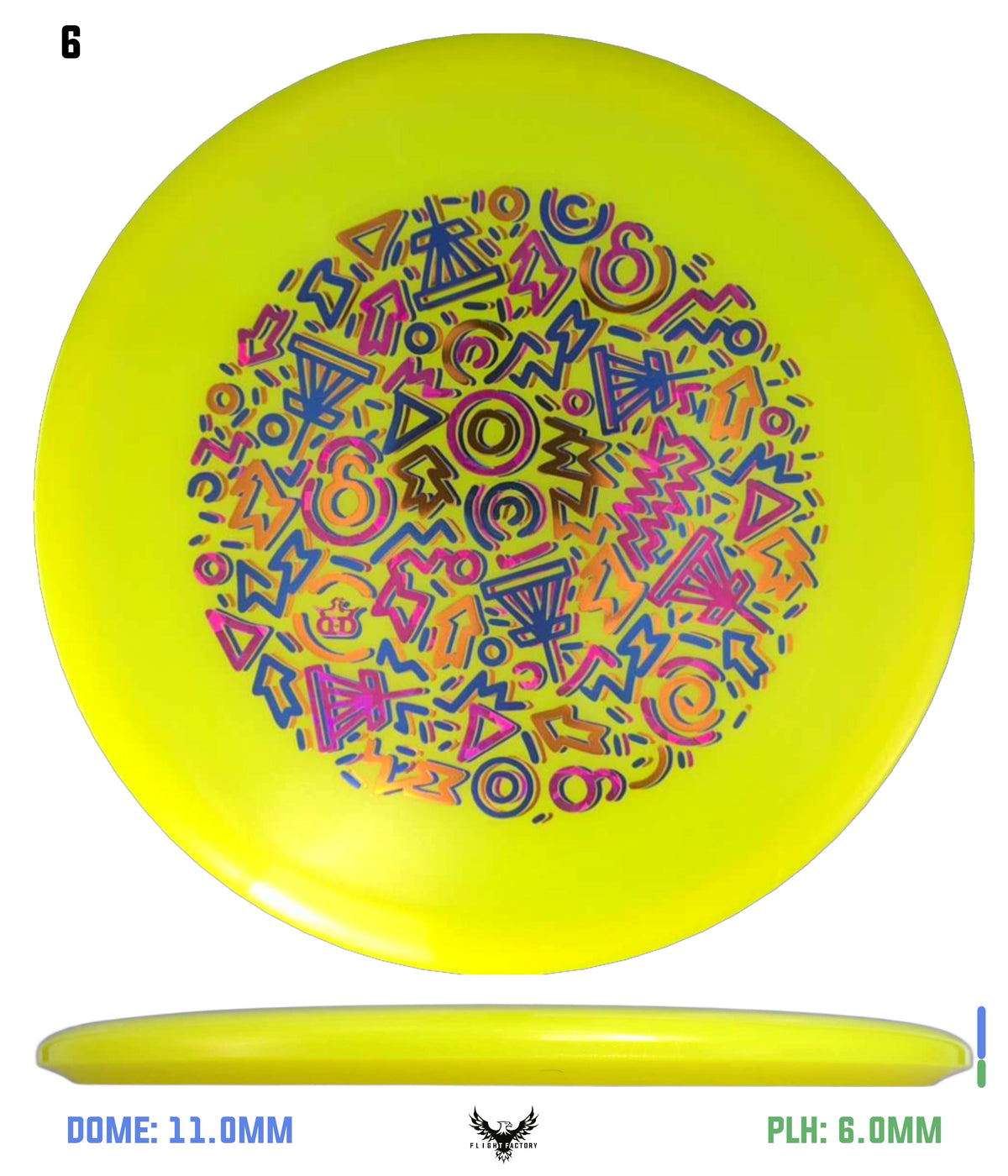 Dynamic Discs Lucid Glimmer Warrant - Midnight Mixtape