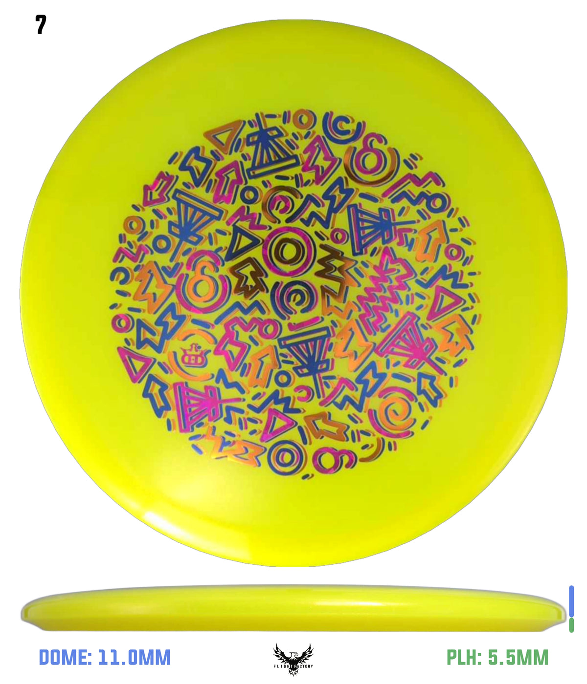 Dynamic Discs Lucid Glimmer Warrant - Midnight Mixtape