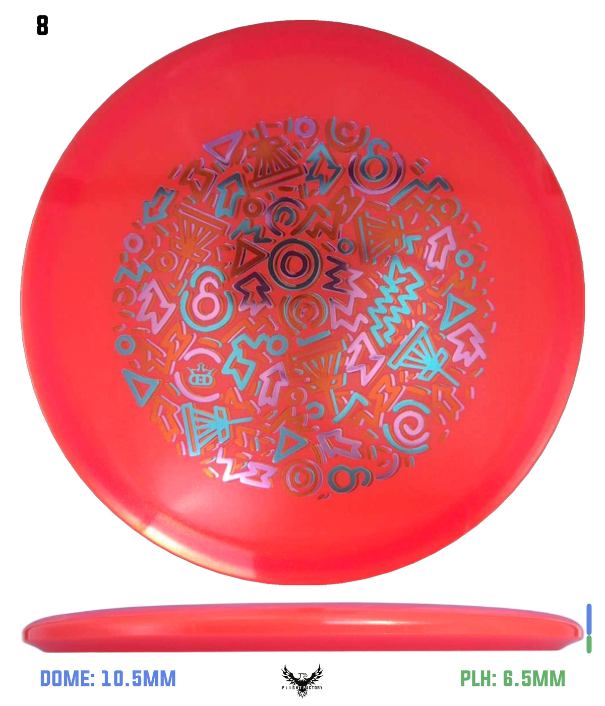 Dynamic Discs Lucid Glimmer Warrant - Midnight Mixtape