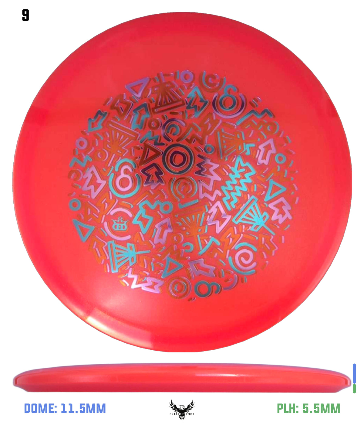 Dynamic Discs Lucid Glimmer Warrant - Midnight Mixtape