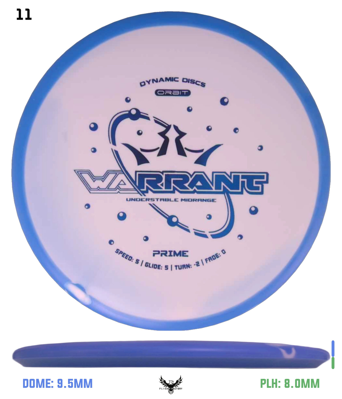 Dynamic Discs Prime Orbit Warrant