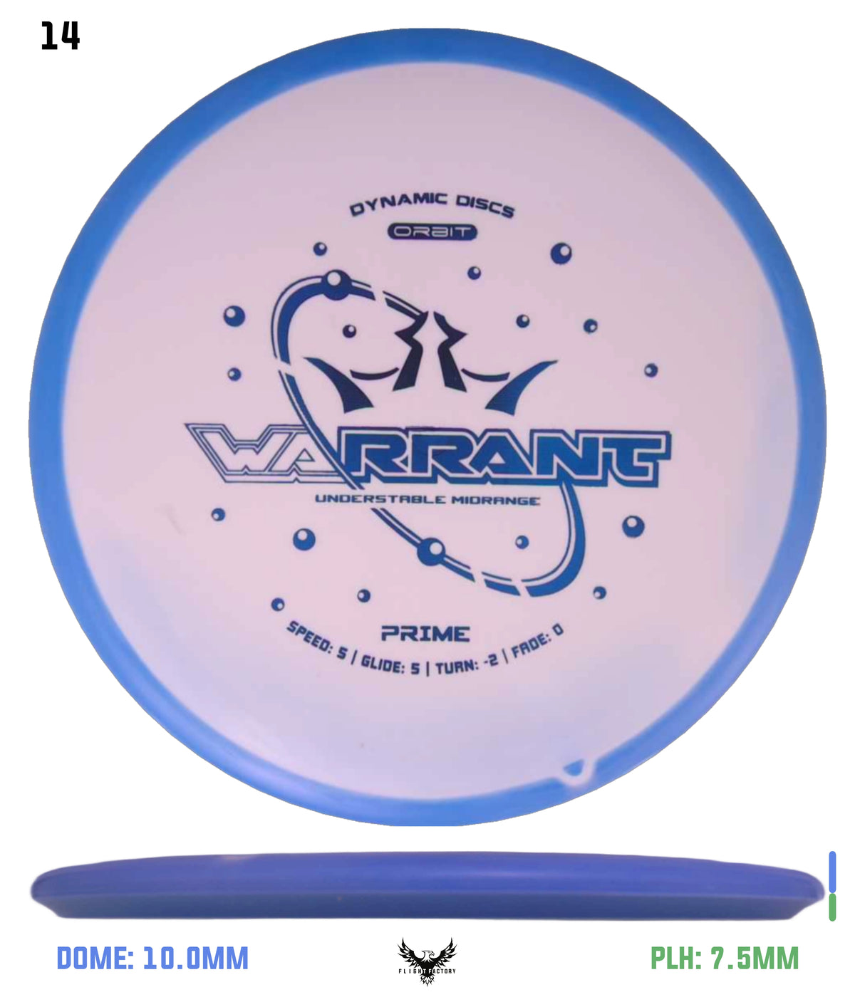 Dynamic Discs Prime Orbit Warrant
