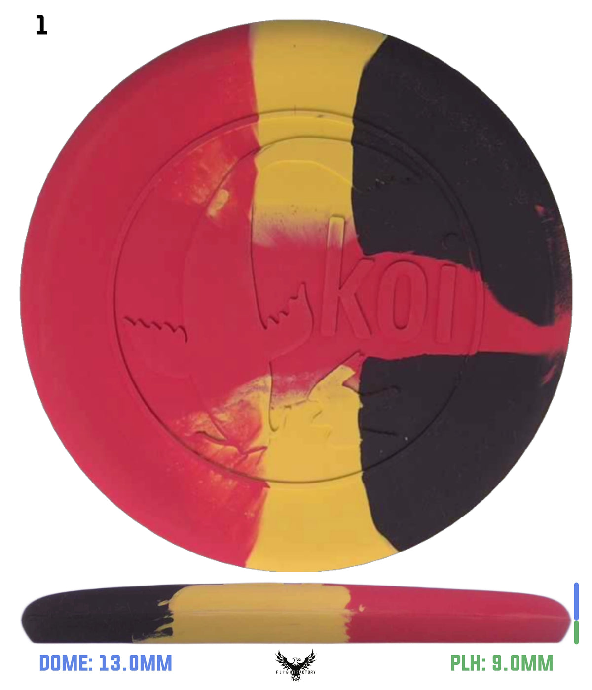 Elevation Throwable Mini EcoFlex Koi - Magma