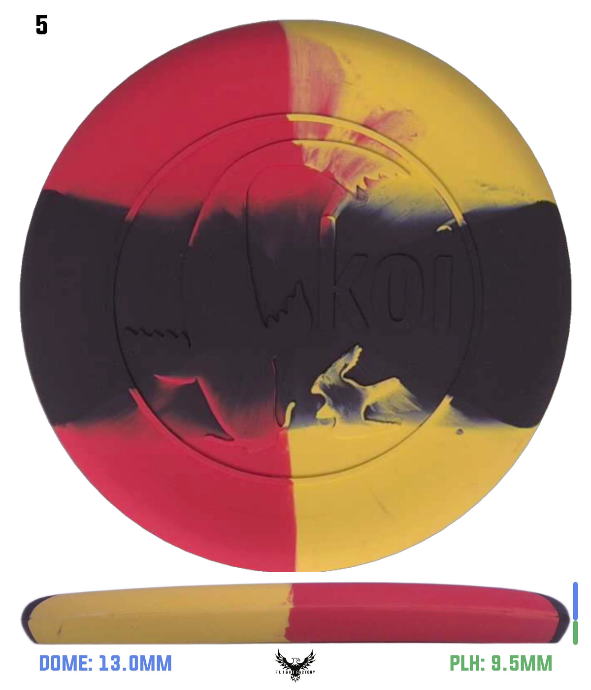 Elevation Throwable Mini EcoFlex Koi - Magma