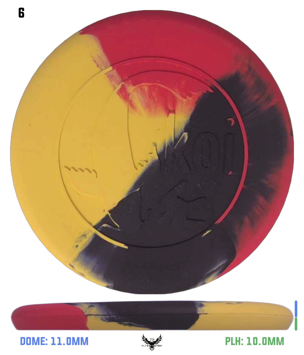 Elevation Throwable Mini EcoFlex Koi - Magma