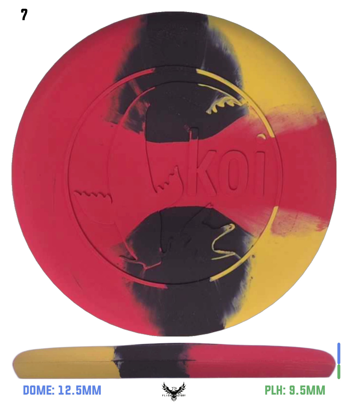 Elevation Throwable Mini EcoFlex Koi - Magma