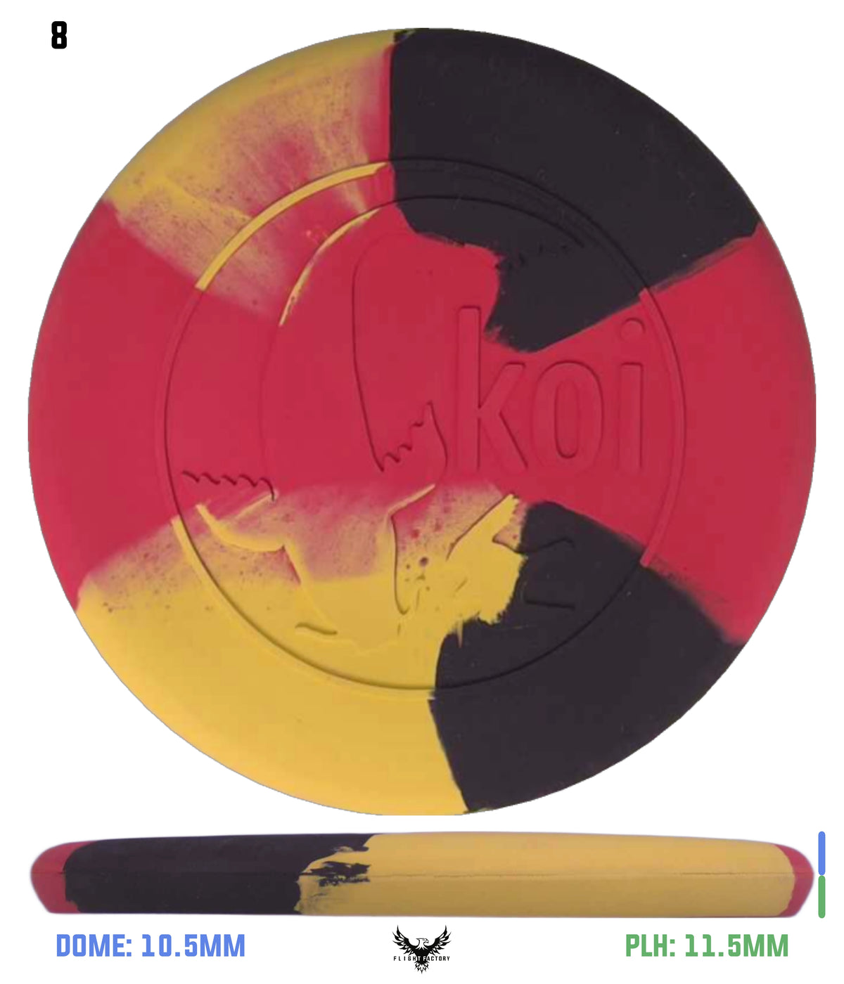 Elevation Throwable Mini EcoFlex Koi - Magma