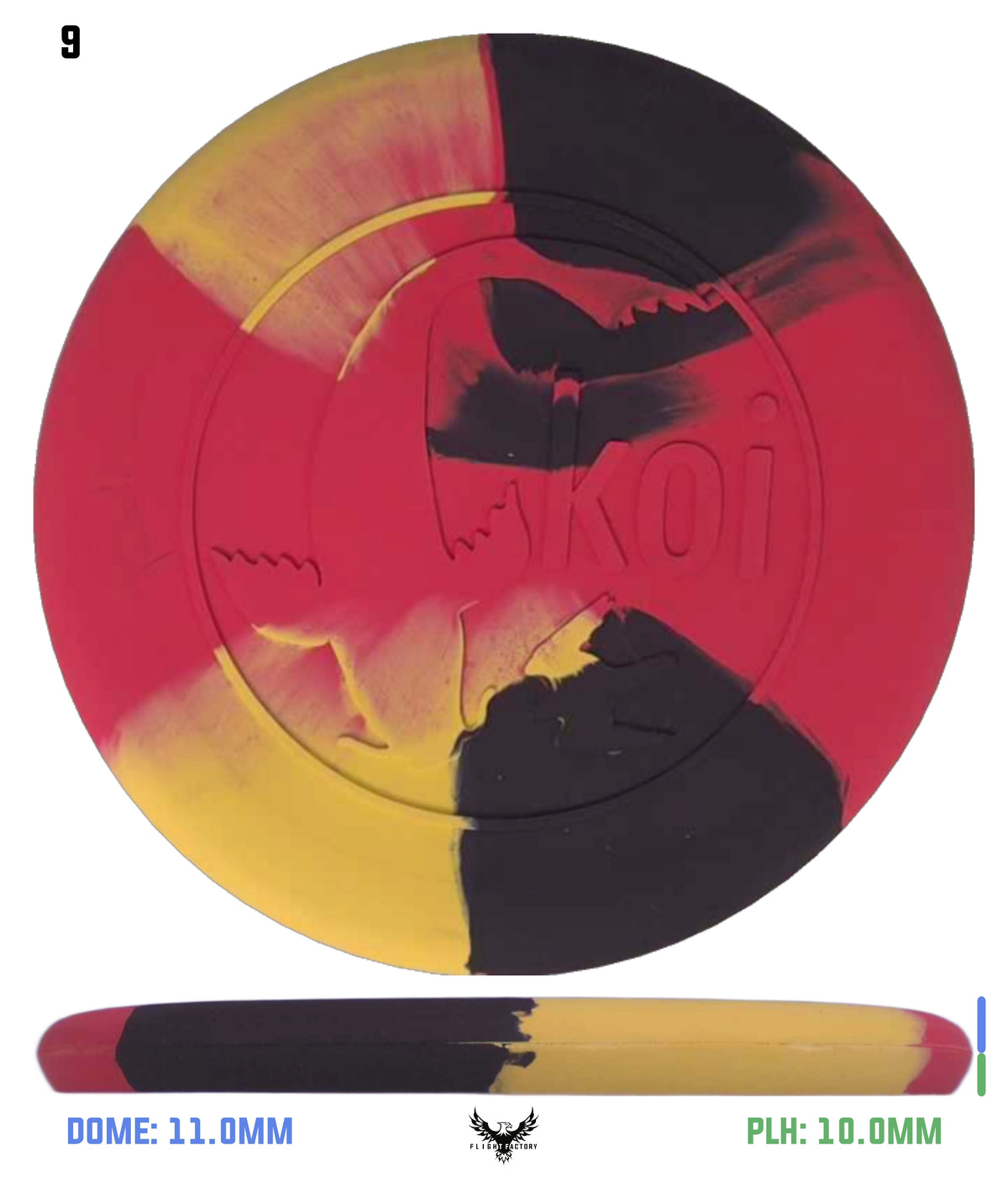 Elevation Throwable Mini EcoFlex Koi - Magma