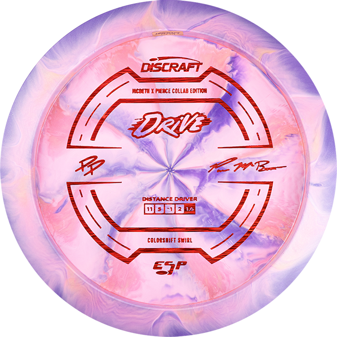 Discraft Paul McBeth x Paige Pierce ESP Swirl Bottom Stamped Drive